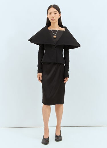 Jacquemus La Robe Spoglio Dress Black jac0258021