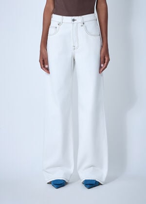 Jacquemus Le De-Nimes Jeans White jac0262007