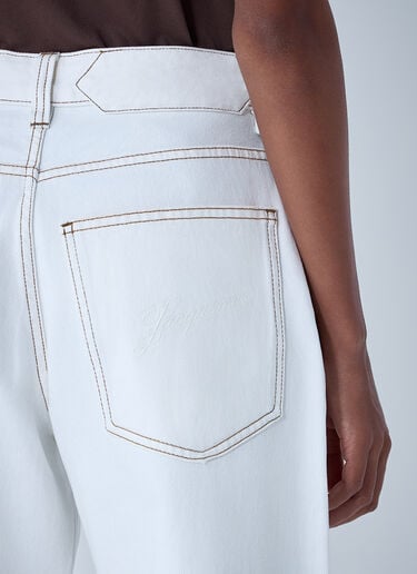 Le De-Nimes Jeans Jacquemus Le De-Nimes Jeans White jac0262007