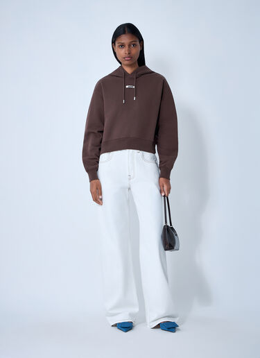 Le Hoodie Gros Grain Jacquemus Le Hoodie Gros Grain Brown jac0262011