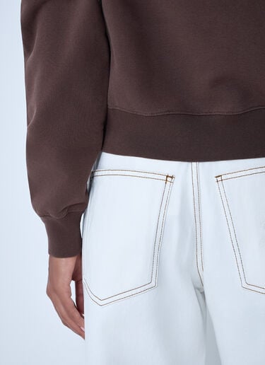 Jacquemus Le Hoodie Gros Grain Brown jac0262011