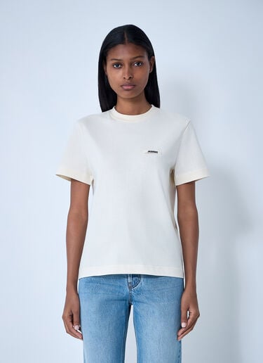 Jacquemus Le T-Shirt Gros Grain Beige jac0262018