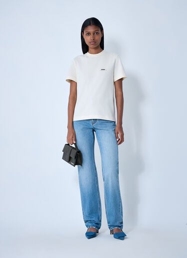 Jacquemus Le T-Shirt Gros Grain Beige jac0262018