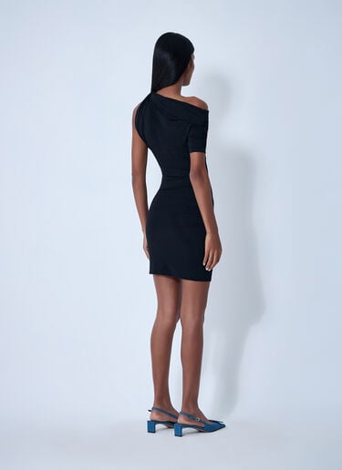La Mini Robe Drapeado Jacquemus La Mini Robe Drapeado Black jac0262019