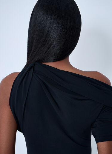 La Mini Robe Drapeado Jacquemus La Mini Robe Drapeado Black jac0262019
