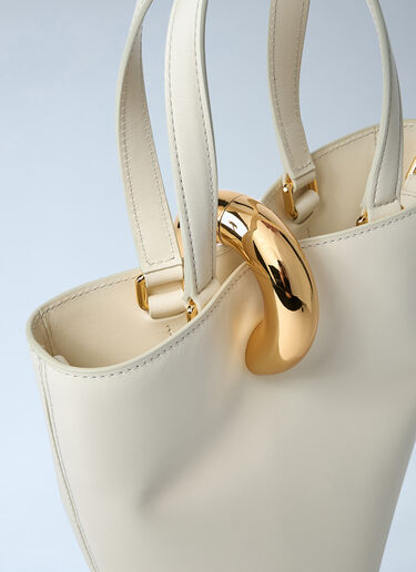 Le Petit Bambola Bucket Bag Jacquemus Le Petit Bambola Bucket Bag Ivory jac0262055