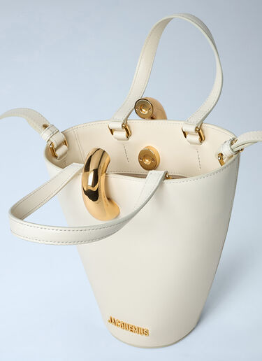 Jacquemus Le Petit Bambola Bucket Bag Ivory jac0262055