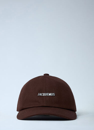 Logo Motif Baseball Cap Jacquemus Logo Motif Baseball Cap Brown jac0362004