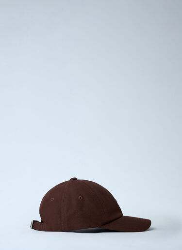 Jacquemus Logo Motif Baseball Cap Brown jac0362004