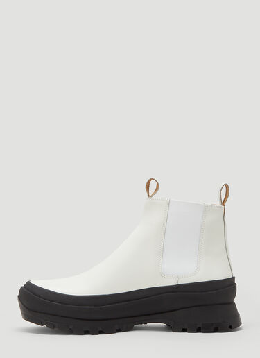 Leather Ankle Boots Jil Sander Leather Ankle Boots White jil0143025