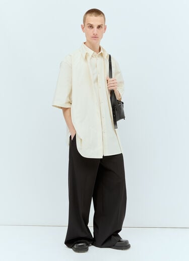Layered Poplin Shirt Jil Sander Layered Poplin Shirt Cream jil0156001