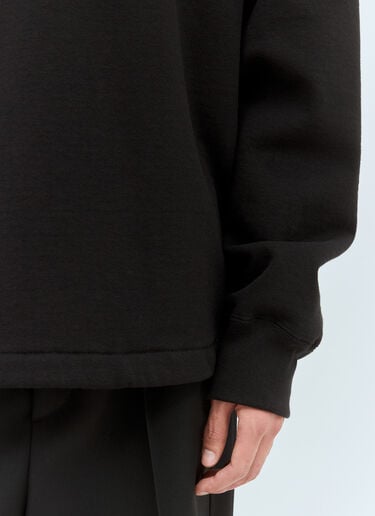 Hooded Sweatshirt Jil Sander Hooded Sweatshirt Black jil0157003