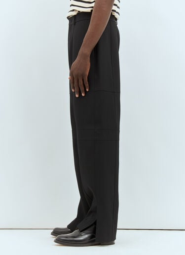 Panelled Wool Pants Jil Sander Panelled Wool Pants Black jil0157005