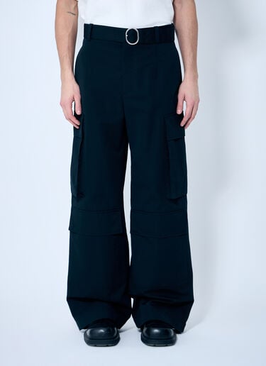 Belted Cargo Pants Jil Sander Belted Cargo Pants Black jil0159004