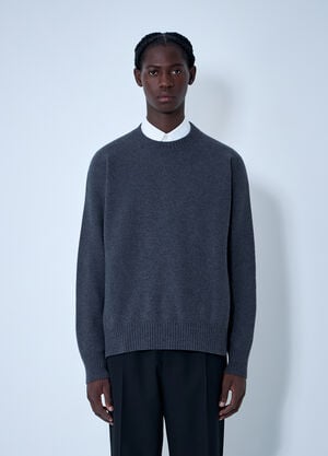 Jil Sander Wool Sweater Grey jil0161002