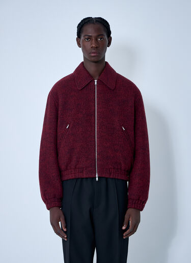Wool-Blend Bomber Jacket Jil Sander Wool-Blend Bomber Jacket Red jil0161004