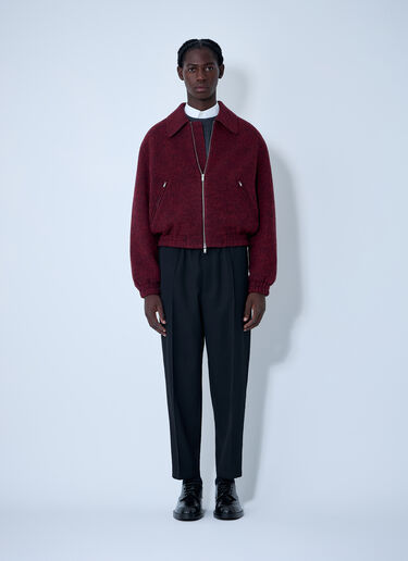 Wool-Blend Bomber Jacket Jil Sander Wool-Blend Bomber Jacket Red jil0161004