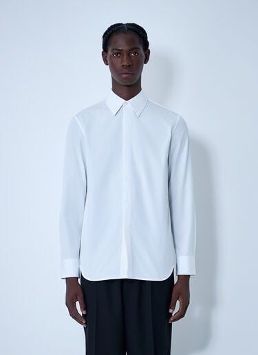Cotton Button-Down Shirt Jil Sander Cotton Button-Down Shirt White jil0161006