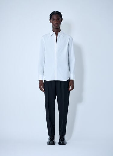 Jil Sander Cotton Button-Down Shirt White jil0161006