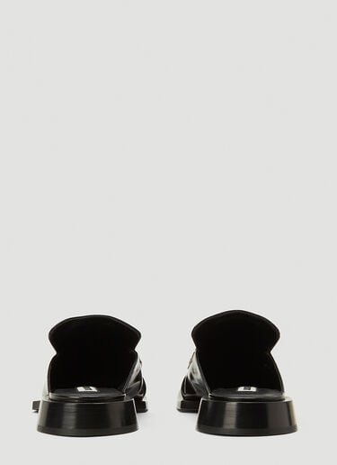 Whipstitch Leather Mules Jil Sander Whipstitch Leather Mules Black jil0244014
