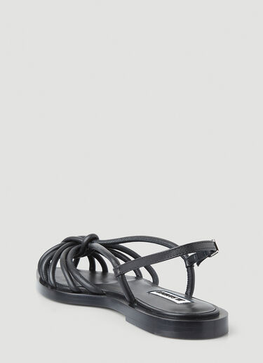 Jil Sander 나파 샌들 블랙 jil0248023