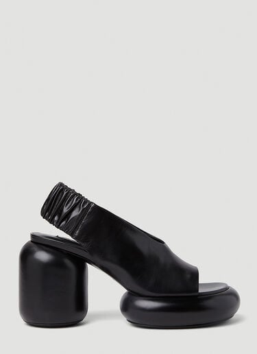 Jil Sander 블록 힐 슈즈 블랙 jil0251040