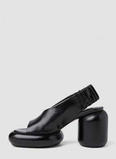 블록 힐 슈즈 Jil Sander 블록 힐 슈즈 블랙 jil0251040