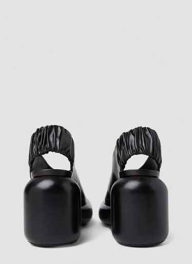 블록 힐 슈즈 Jil Sander 블록 힐 슈즈 블랙 jil0251040