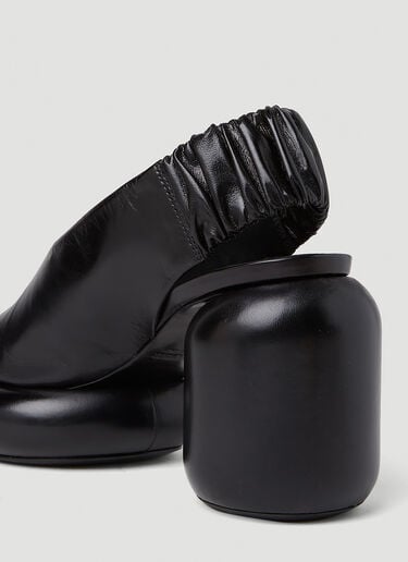 Jil Sander 블록 힐 슈즈 블랙 jil0251040