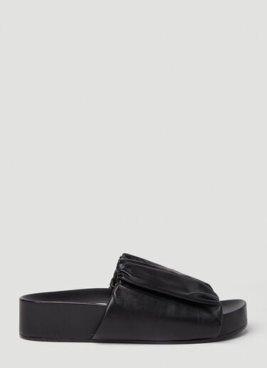 주름 샌들 Jil Sander 주름 샌들 블랙 jil0251042