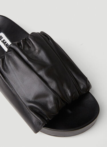주름 샌들 Jil Sander 주름 샌들 블랙 jil0251042
