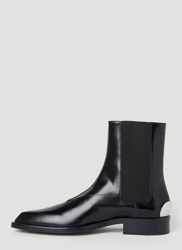 尖头切尔西靴 Jil Sander 尖头切尔西靴 黑色 jil0251048