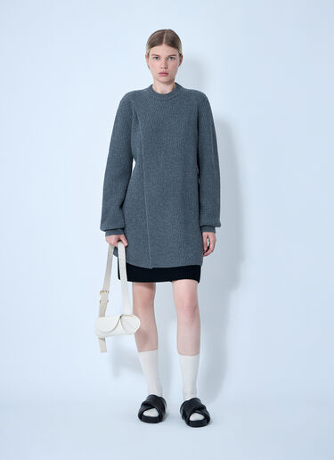 Jil Sander 叠层拼接针织衫 黑色 jil0262003