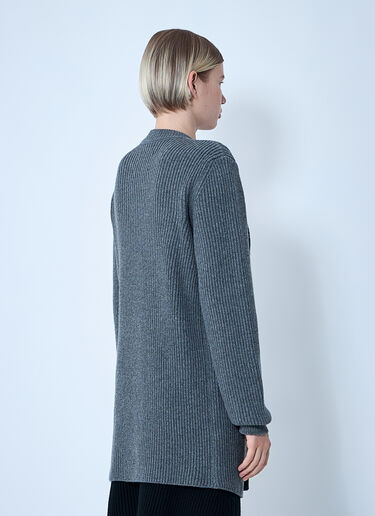 Jil Sander 叠层拼接针织衫 黑色 jil0262003
