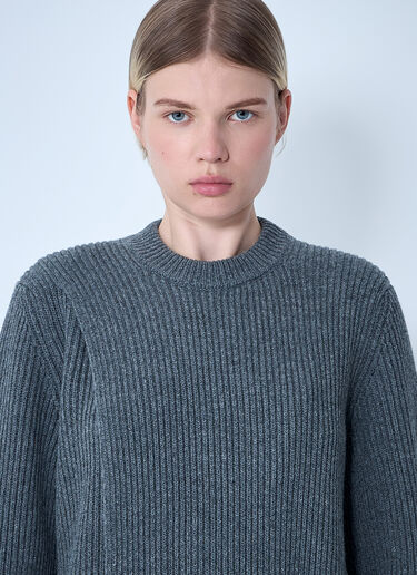Jil Sander 叠层拼接针织衫 黑色 jil0262003