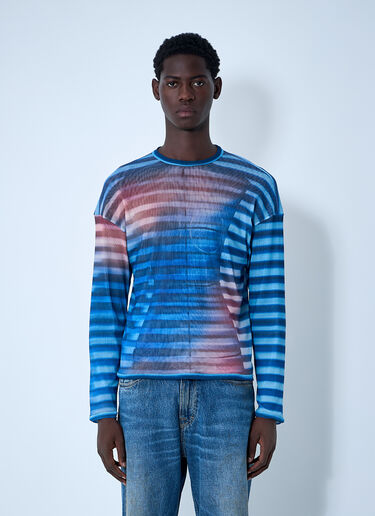 Jean Paul Gaultier Air Mesh Top Blue jpg0161002