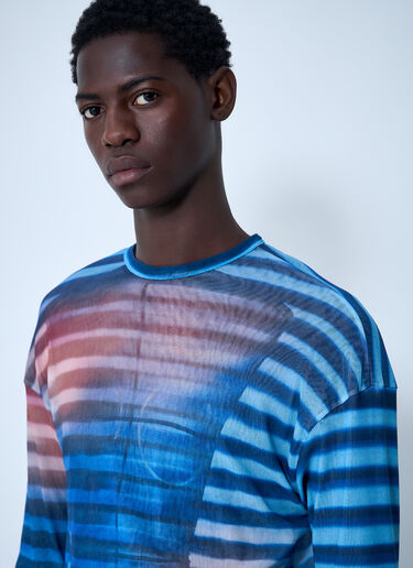 Jean Paul Gaultier Air Mesh Top Blue jpg0161002
