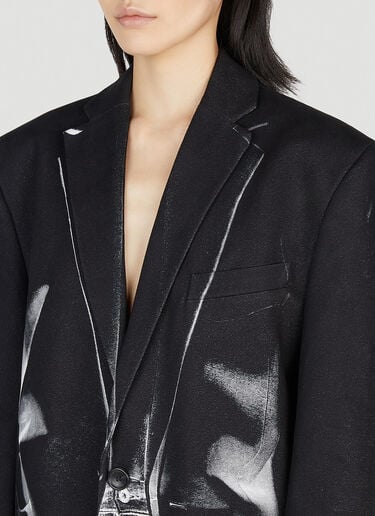 Trompe L'Oeil Janty Coat Y/Project x Jean Paul Gaultier Trompe L'Oeil Janty Coat Black jpg0252018