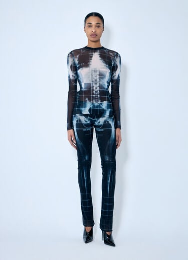 Squeletor Mesh Pants Jean Paul Gaultier Squeletor Mesh Pants Black jpg0259017
