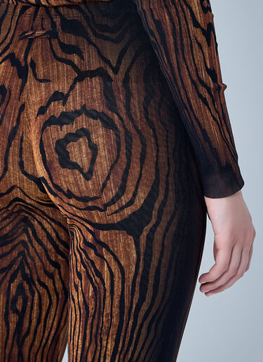 Jean Paul Gaultier Wood Mesh Pants Black jpg0261002