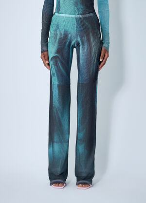 Jean Paul Gaultier Water Mesh Pants Blue jpg0261004
