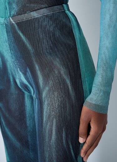 Jean Paul Gaultier Water Mesh Pants Blue jpg0261004