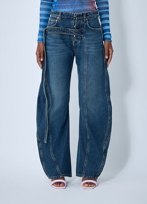 Jean Paul Gaultier Five-Pocket Jeans Blue jpg0261010