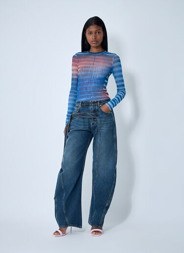 Jean Paul Gaultier Five-Pocket Jeans Blue jpg0261010