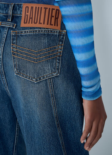 Jean Paul Gaultier Five-Pocket Jeans Blue jpg0261010