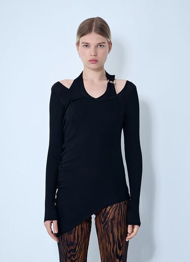 Piercing Top Jean Paul Gaultier Piercing Top Black jpg0261012