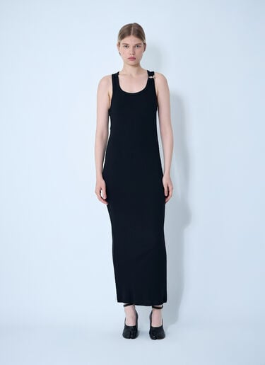 Maxi Piercing Dress Jean Paul Gaultier Maxi Piercing Dress Black jpg0261015
