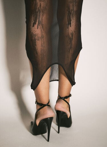 Jean Paul Gaultier x Shayne Oliver GS 스포츠 맥시 원피스 브라운 jps0257001