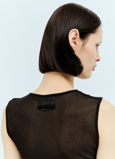 Jean Paul Gaultier x Shayne Oliver 블랙 어스 탱크탑  블랙 jps0257004