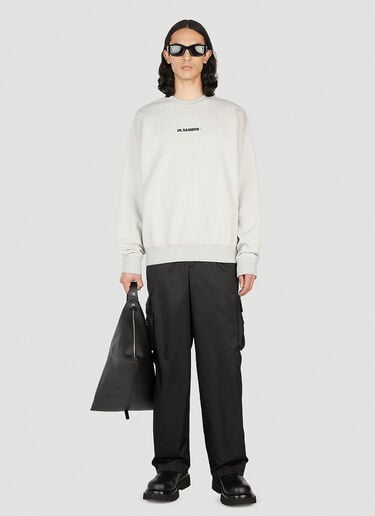 Logo Sweatshirt Jil Sander+ Logo Sweatshirt Grey jsp0151008